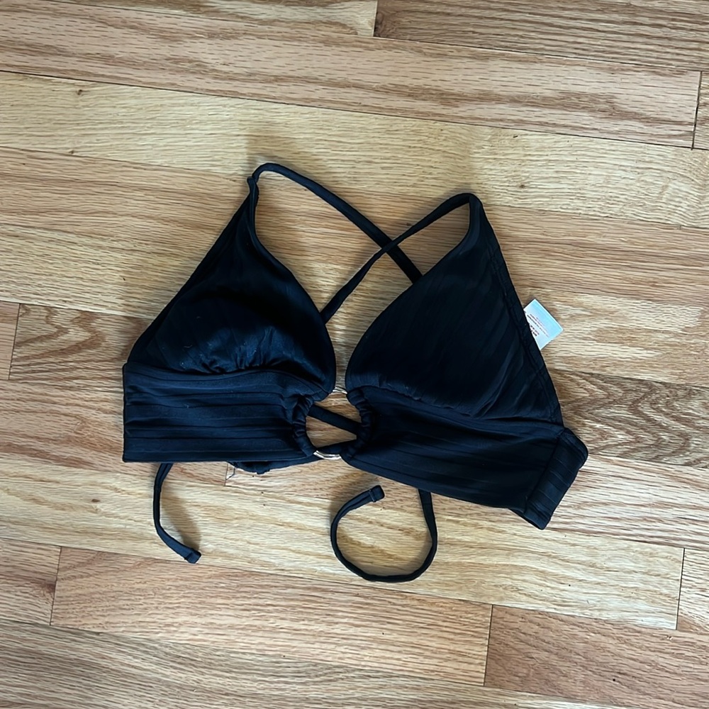Black bikini top